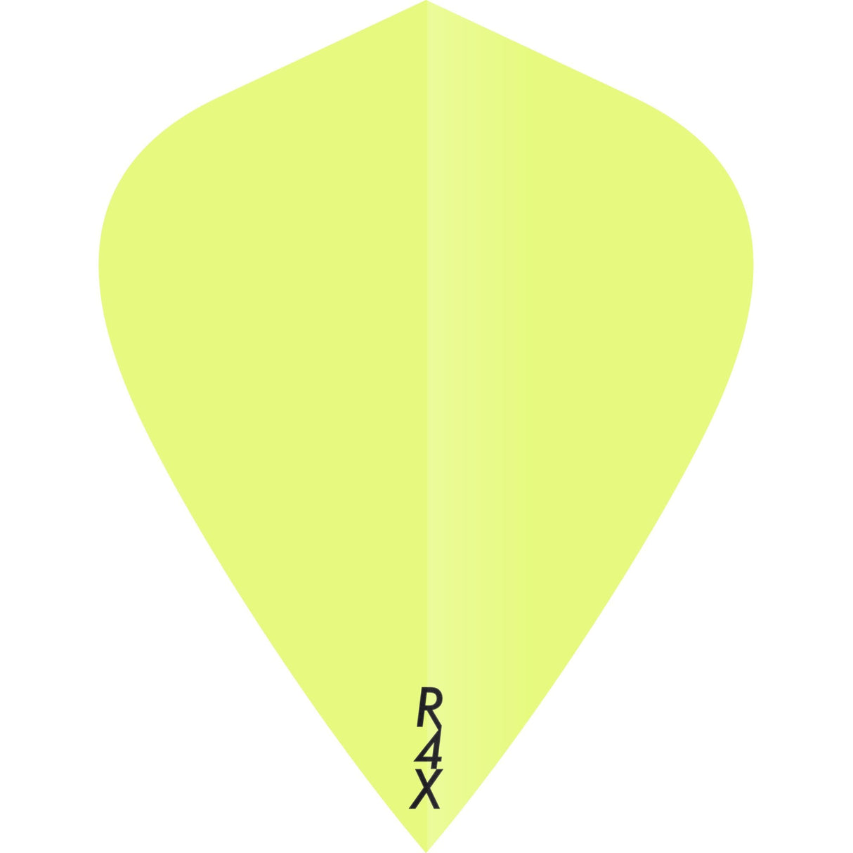 *Ruthless R4X - Solid - Dart Flights - 100 Micron - Kite Fluro Yellow