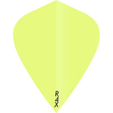 *Ruthless R4X - Solid - Dart Flights - 100 Micron - Kite Fluro Yellow