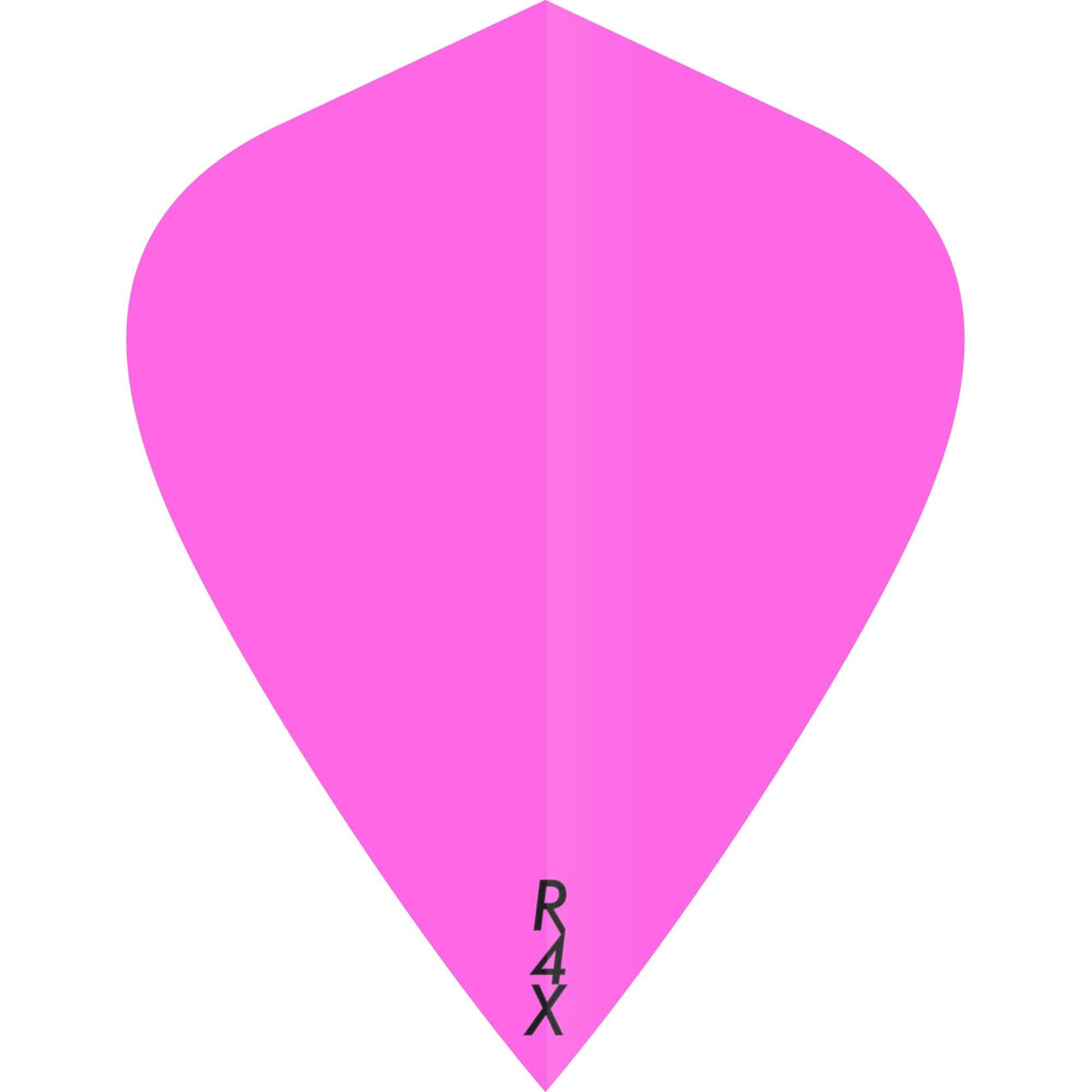 *Ruthless R4X - Solid - Dart Flights - 100 Micron - Kite Fluro Pink