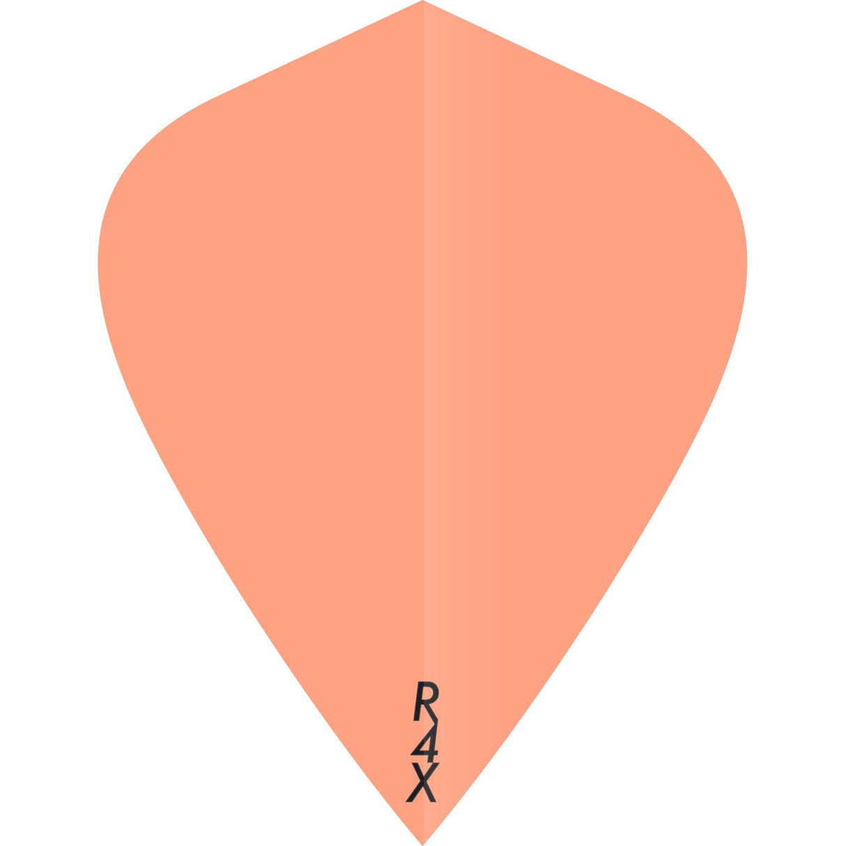 *Ruthless R4X - Solid - Dart Flights - 100 Micron - Kite Fluro Orange