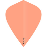 *Ruthless R4X - Solid - Dart Flights - 100 Micron - Kite Fluro Orange