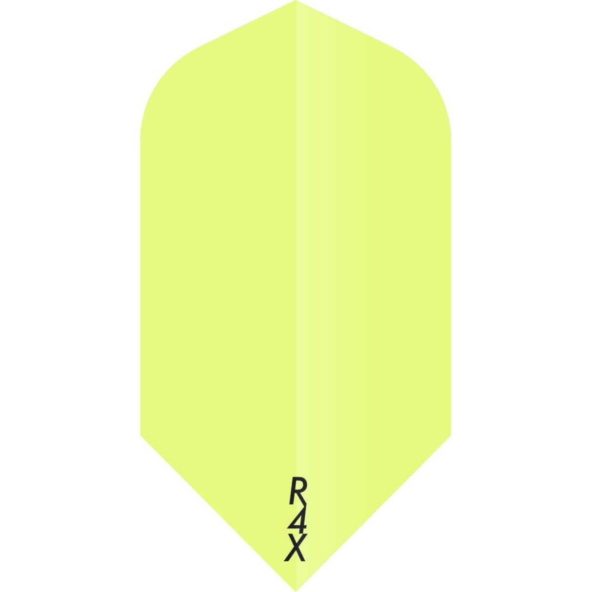 *Ruthless R4X - Solid - Dart Flights - 100 Micron - Slim Fluro Yellow