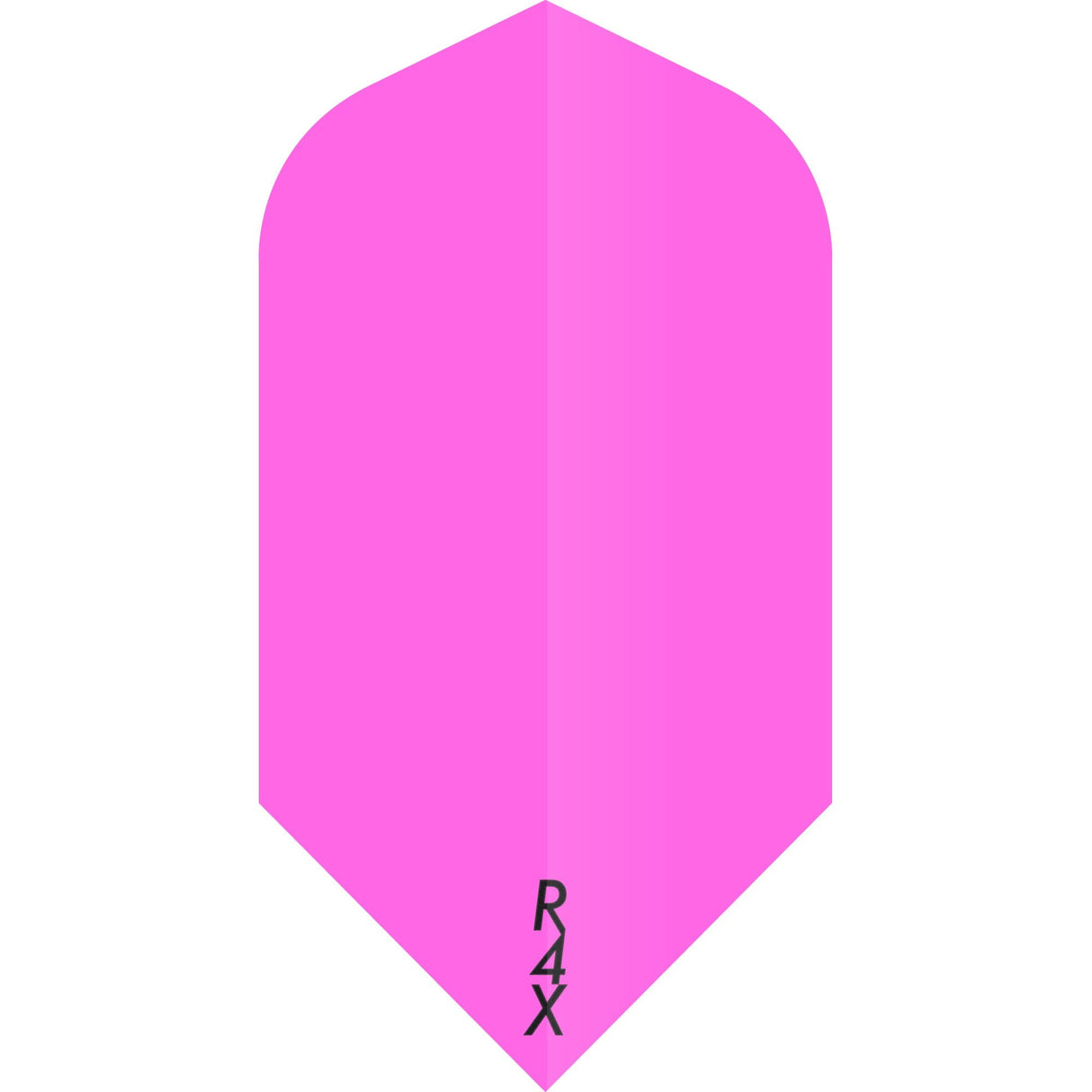 *Ruthless R4X - Solid - Dart Flights - 100 Micron - Slim Fluro Pink
