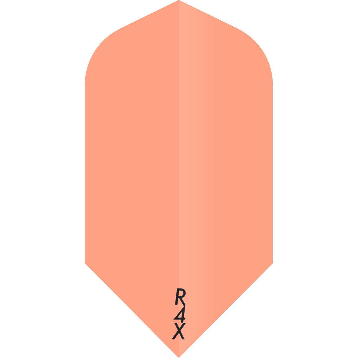 *Ruthless R4X - Solid - Dart Flights - 100 Micron - Slim Fluro Orange