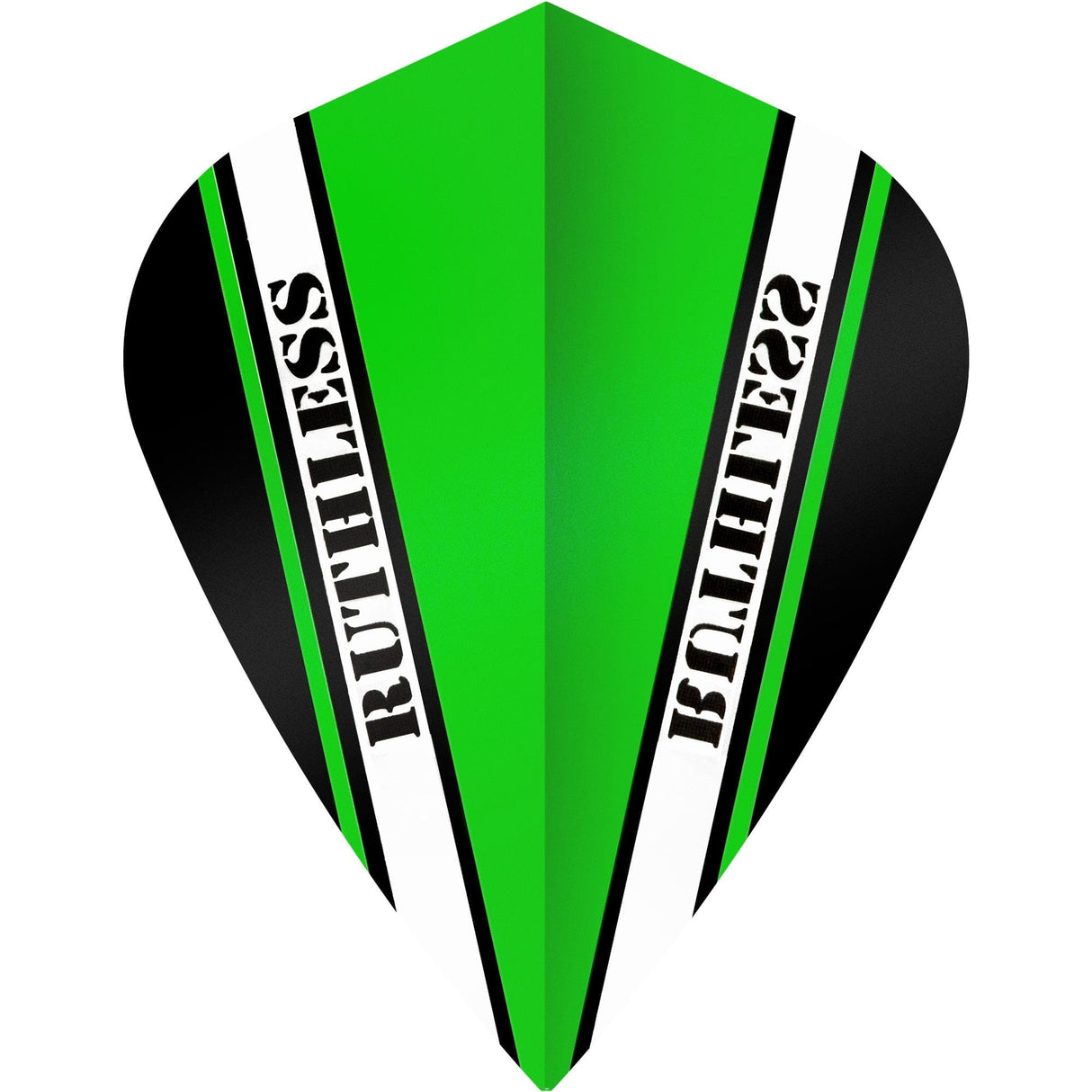 *Ruthless - V100 Pro - Dart Flights - 100 Micron - Kite Green