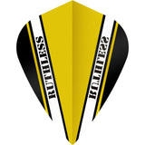 *Ruthless - V100 Pro - Dart Flights - 100 Micron - Kite Yellow