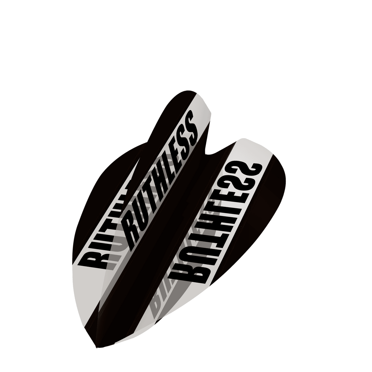 *Ruthless - Clear Panel - Dart Flights - 100 Micron - Mini Retro