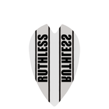 *Ruthless - Clear Panel - Dart Flights - 100 Micron - Mini Retro White