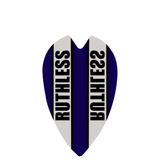 *Ruthless - Clear Panel - Dart Flights - 100 Micron - Mini Retro Blue