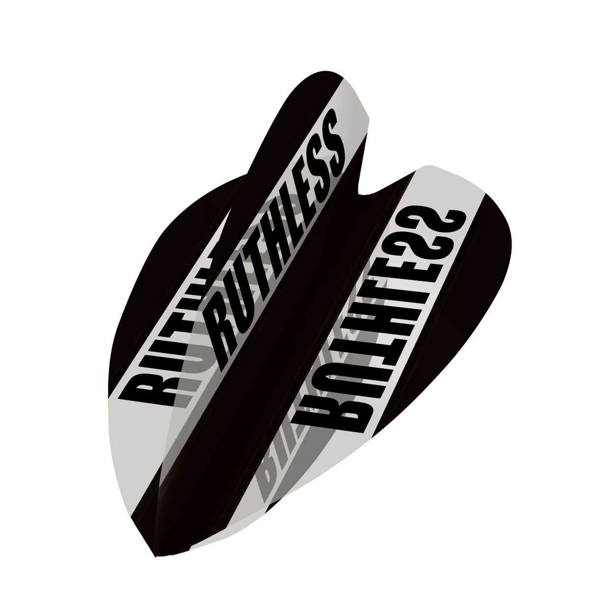 *Ruthless - Clear Panel - Dart Flights - 100 Micron - Retro