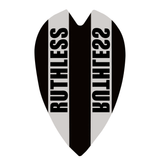 *Ruthless - Clear Panel - Dart Flights - 100 Micron - Retro Black