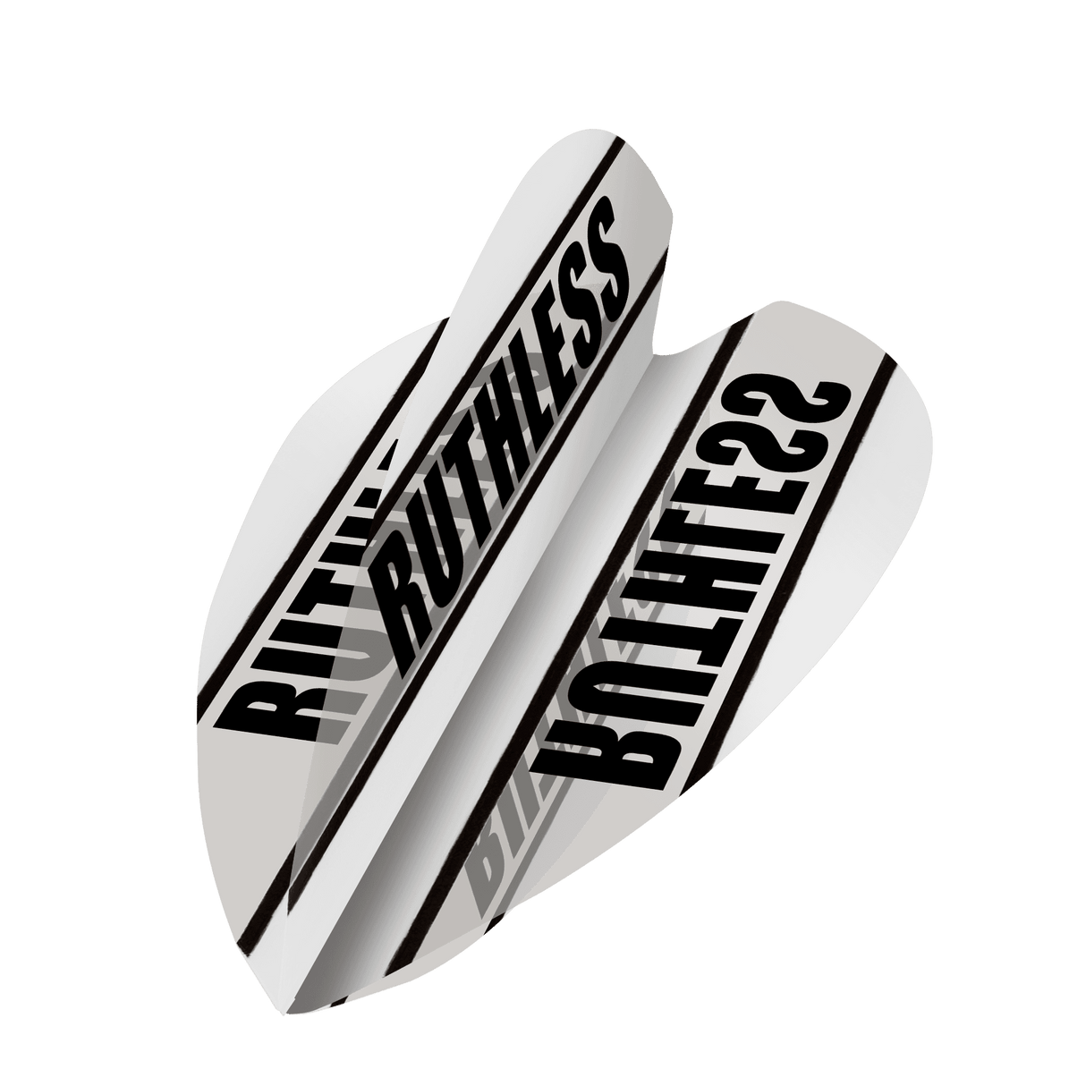 *Ruthless - Clear Panel - Dart Flights - 100 Micron - Retro