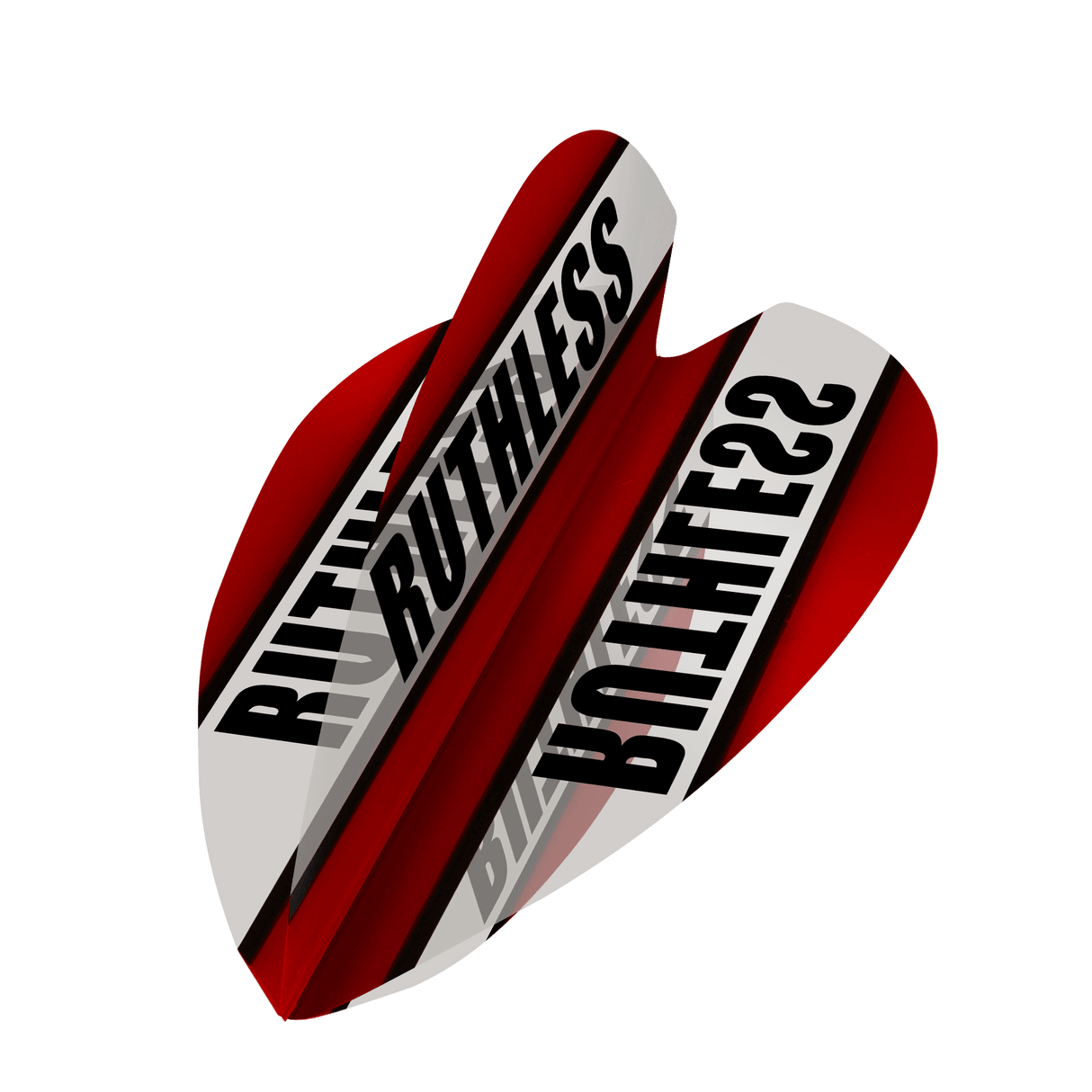 *Ruthless - Clear Panel - Dart Flights - 100 Micron - Retro