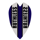 *Ruthless - Clear Panel - Dart Flights - 100 Micron - Retro Blue