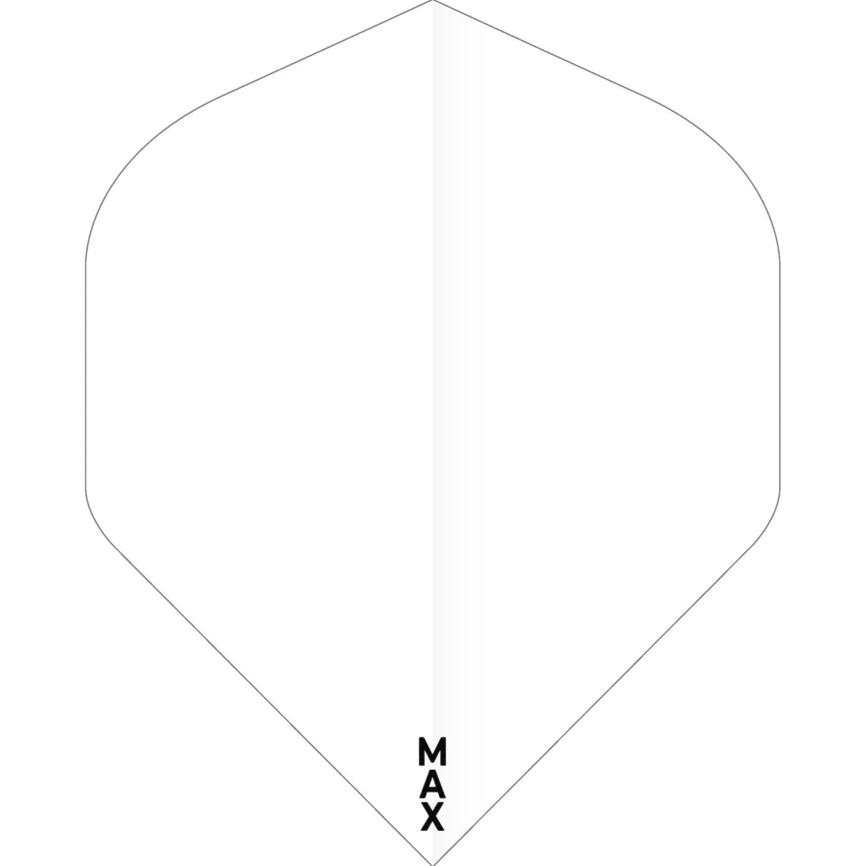 McCoy Power Max Dart Flights - 150 Micron - No2 - Std - Solid White