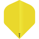 McCoy Power Max Dart Flights - 150 Micron - No2 - Std - Solid Yellow