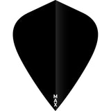*McCoy Power Max Dart Flights - 150 Micron - Kite - Solid Black
