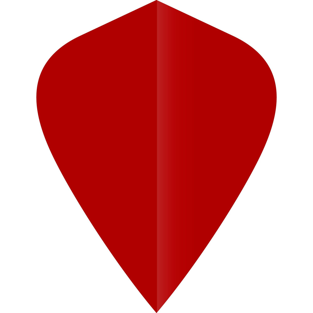 *Ruthless Poly Plain - Solid - Dart Flights - 75 Micron - Kite Red