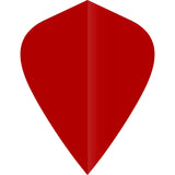 *Ruthless Poly Plain - Solid - Dart Flights - 75 Micron - Kite Red