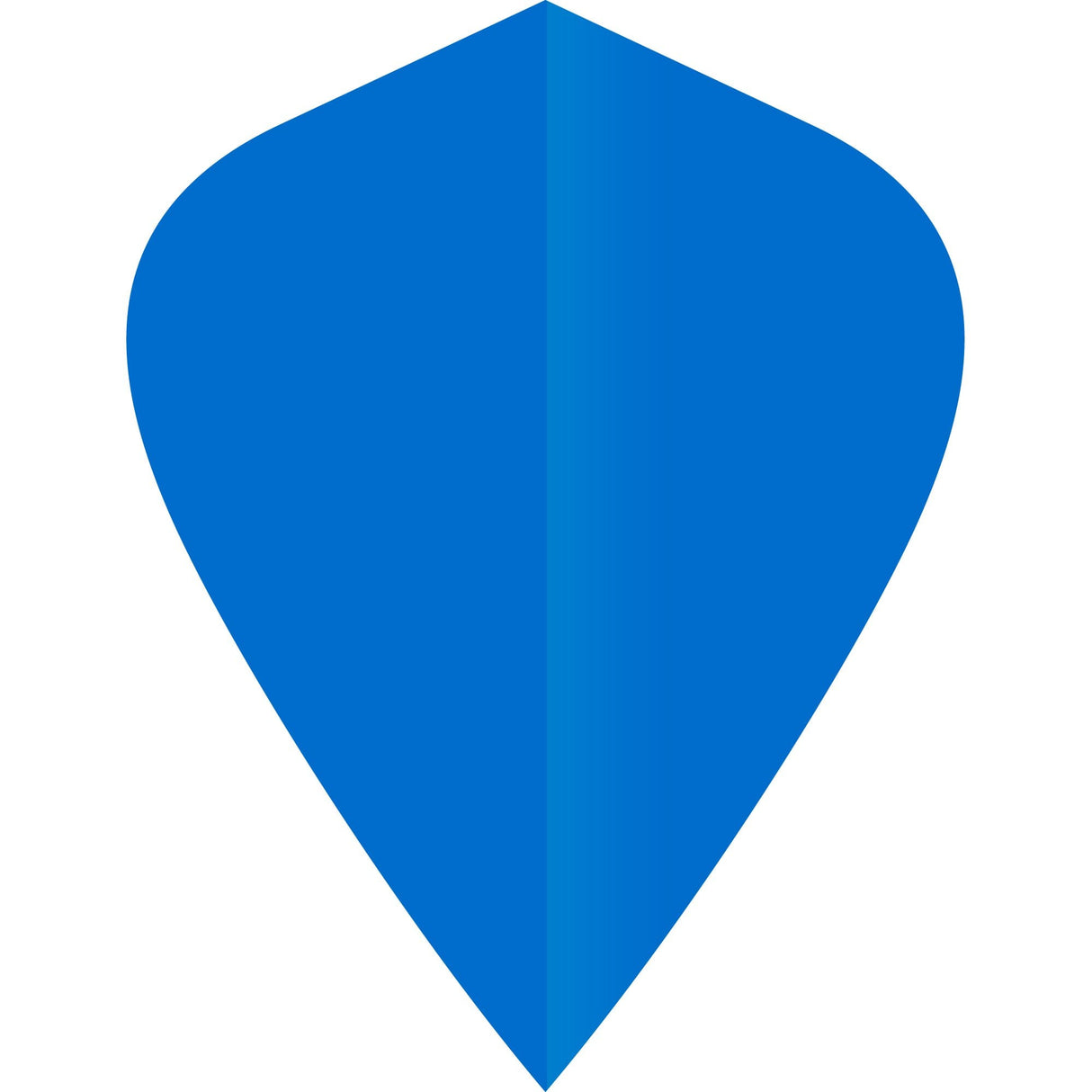 *Ruthless Poly Plain - Solid - Dart Flights - 75 Micron - Kite Blue