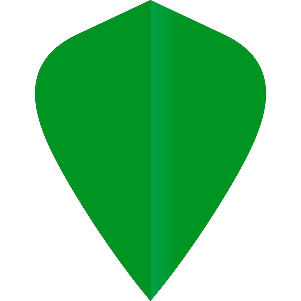 *Ruthless Poly Plain - Solid - Dart Flights - 75 Micron - Kite Green