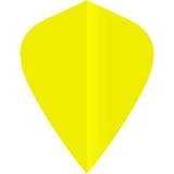 *Ruthless Poly Plain - Solid - Dart Flights - 75 Micron - Kite Yellow