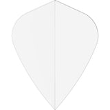 *Ruthless Poly Plain - Solid - Dart Flights - 75 Micron - Kite Clear