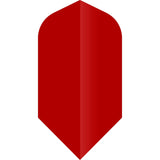 *Ruthless Poly Plain - Solid - Dart Flights - 75 Micron - Slim Red