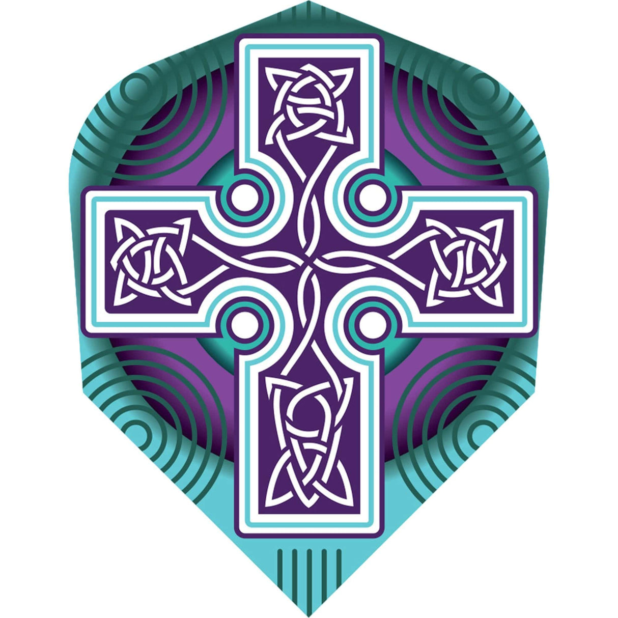 Shot Celt Dart Flights - 100 Micron - Std - No6 - Boudicca
