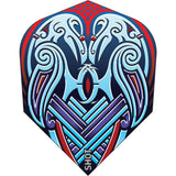 Shot Viking Raven Dart Flights - 100 Micron - Std - No6 - Blue