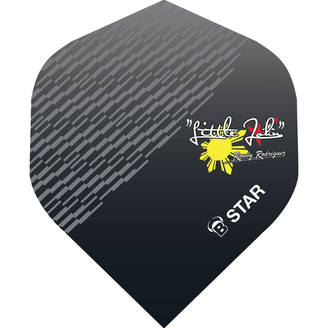 *BULL'S B-Star Dart Flights - 100 Micron - A-Std - Rowby-John Rodriguez