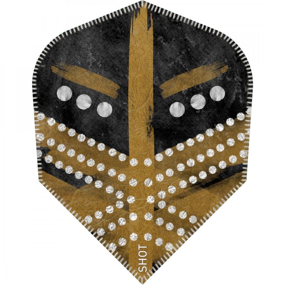 *Shot Devon Petersen Dart Flights - Std - No6 - Greatness - Gold