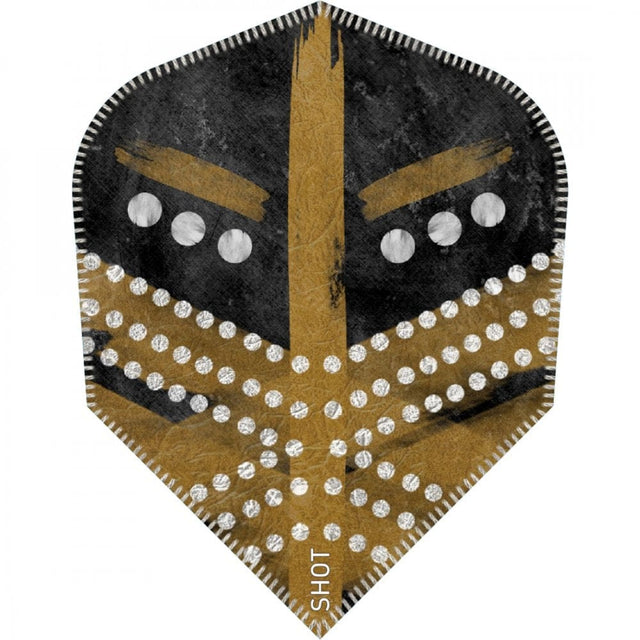 *Shot Devon Petersen Dart Flights - Std - No6 - Greatness - Gold