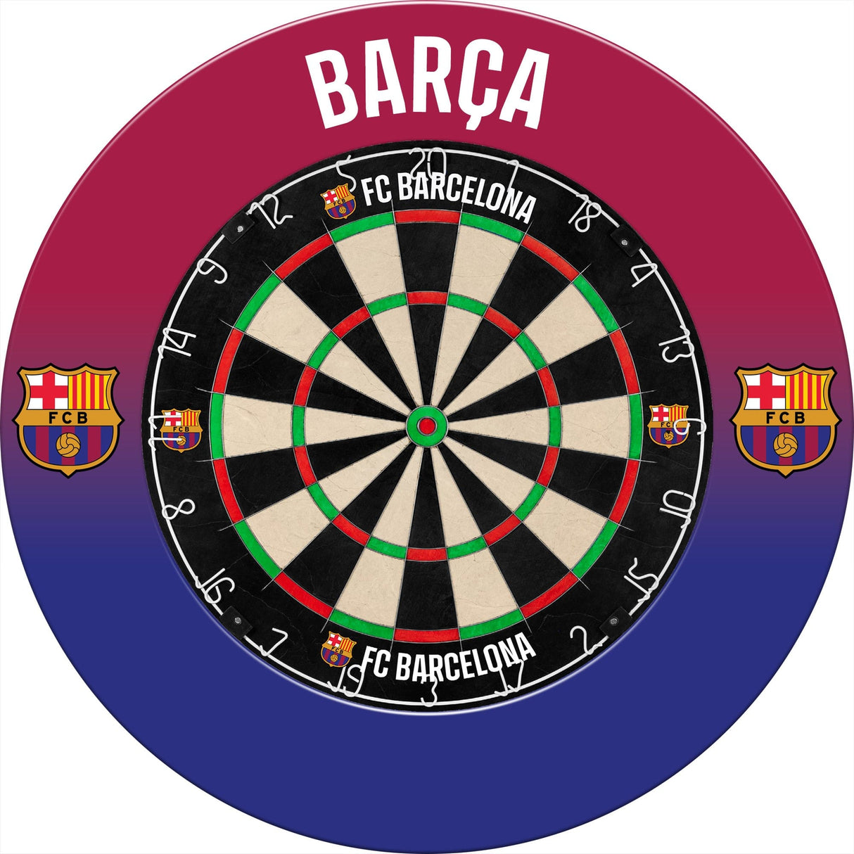 *FC Barcelona - Official Licensed BARÇA - Dartboard Surround - S2 - Shaded Crest BARÇA