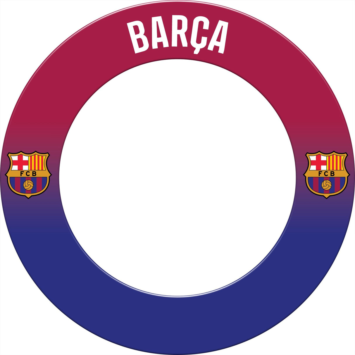 *FC Barcelona - Official Licensed BARÇA - Dartboard Surround - S2 - Shaded Crest BARÇA