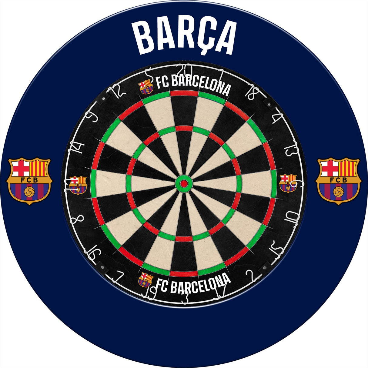 *FC Barcelona - Official Licensed BARÇA - Dartboard Surround - S5 - Dark Blue BARÇA