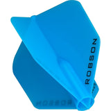 Robson Plus Dart Flights - for all shafts - Std No6 Blue