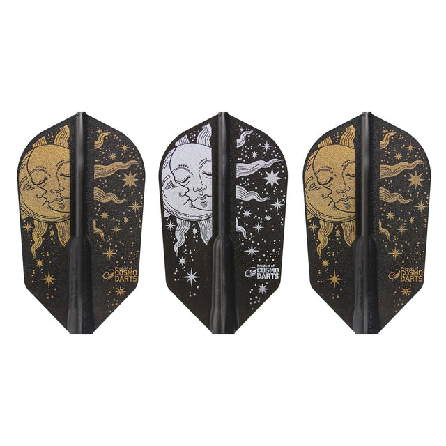 *Cosmo Fit Flight - Super Slim - Dark Black - Moon and Sun