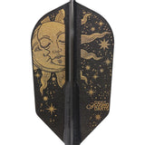 *Cosmo Fit Flight - Super Slim - Dark Black - Moon and Sun