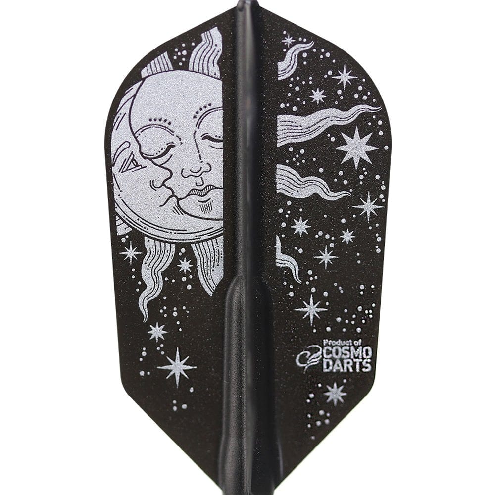 *Cosmo Fit Flight - Super Slim - Dark Black - Moon and Sun