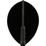 *Cosmo Darts - Fit Flight - Set of 3 - Teardrop Dark Black