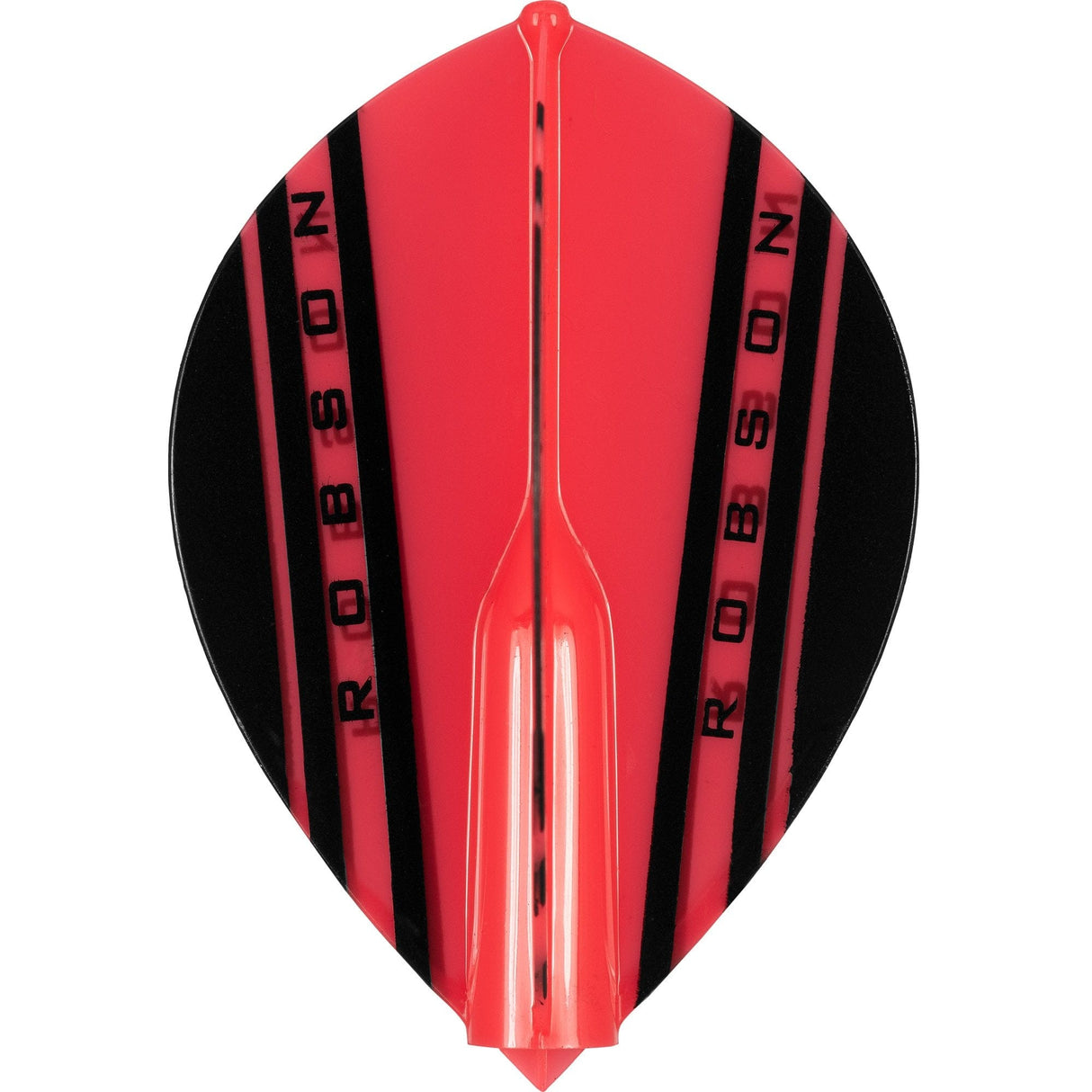 *Robson Plus Dart Flights - for all shafts - Pear - V Red