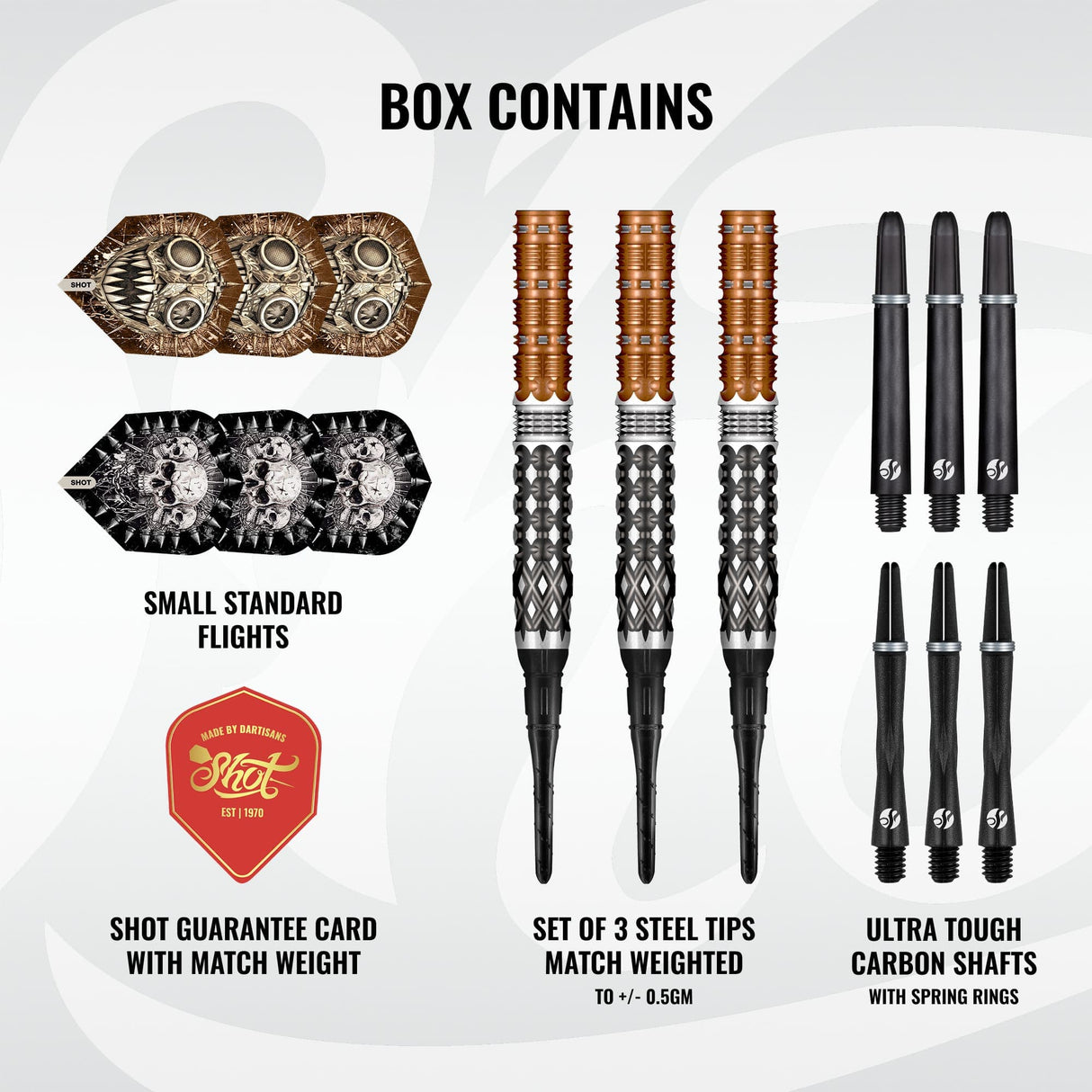 Snot Gnarly Darts - Soft Tip - 95% Tungsten - Gnasha 20g