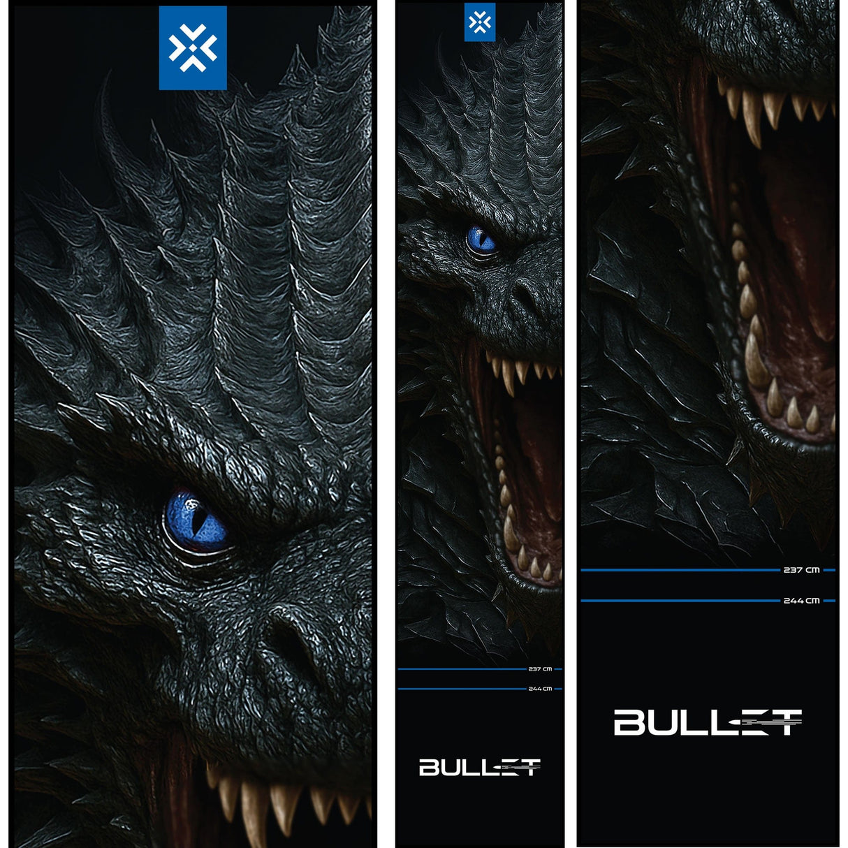 Bullet Animal Darts Mat - Carpet - 300 x 60cm Hydra