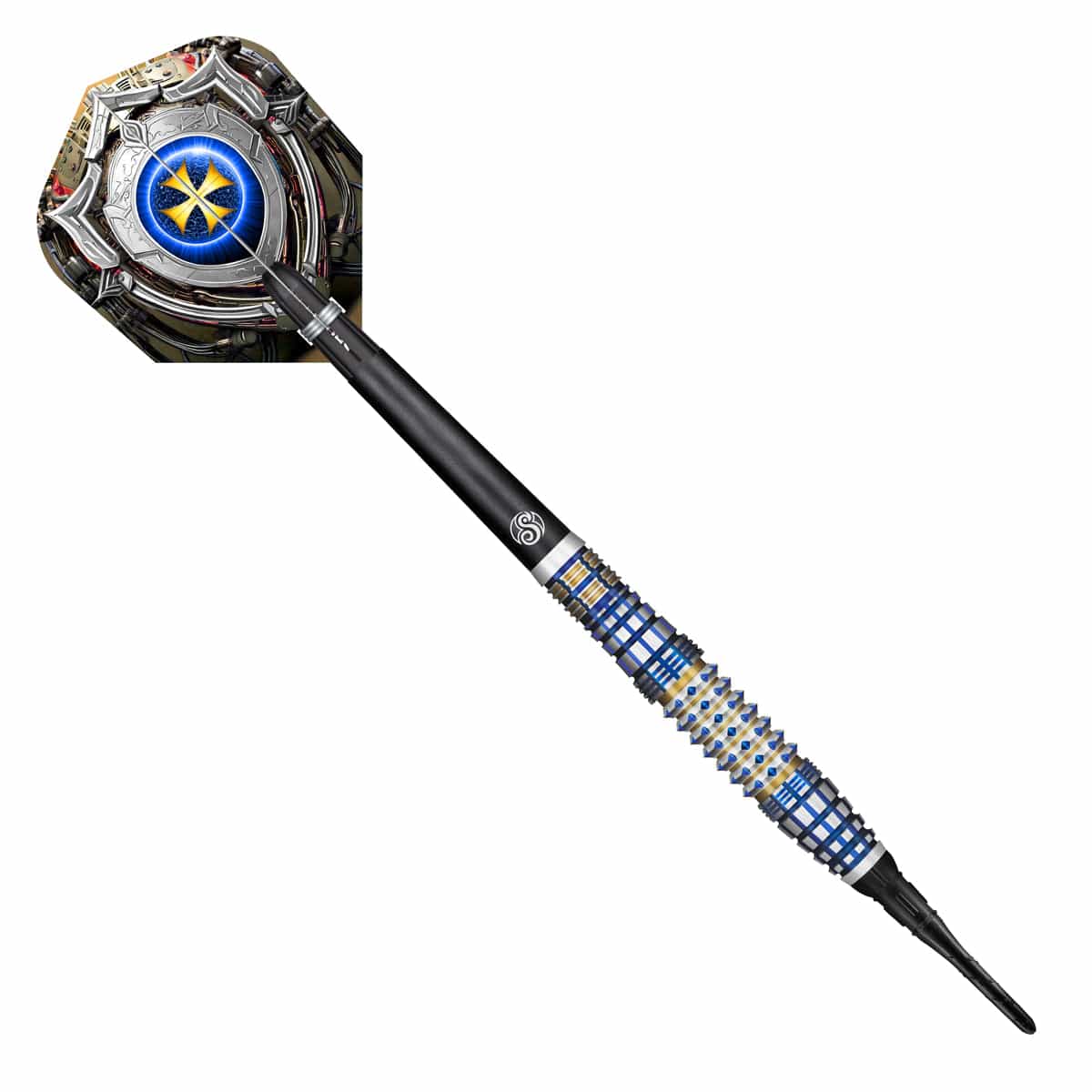 Shot Future Knights Darts - Soft Tip - 90% Tungsten - Darkstar - 20g