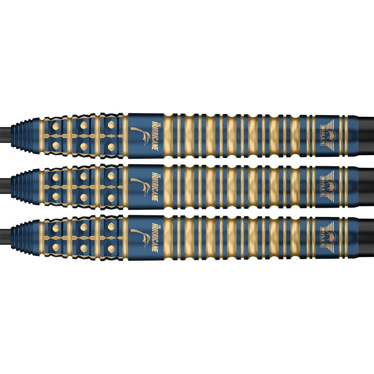 Bulls Kim Huybrechts Darts - Steel Tip - 95% Tungsten - Blue