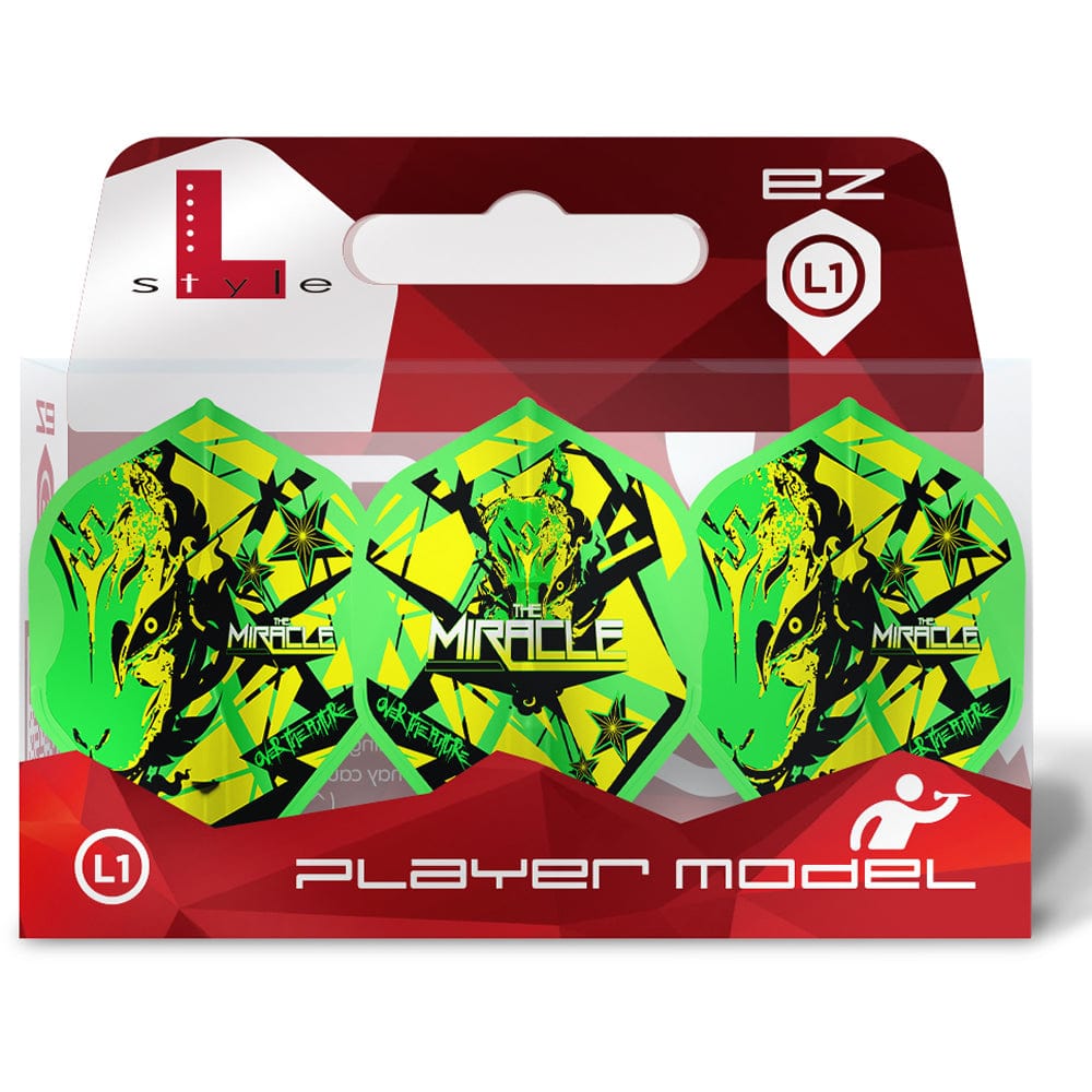 *L-Style - EZ L-Flights - Integrated Champagne Ring - L1 - Mikuru Suzuki - V5 - Neon Green