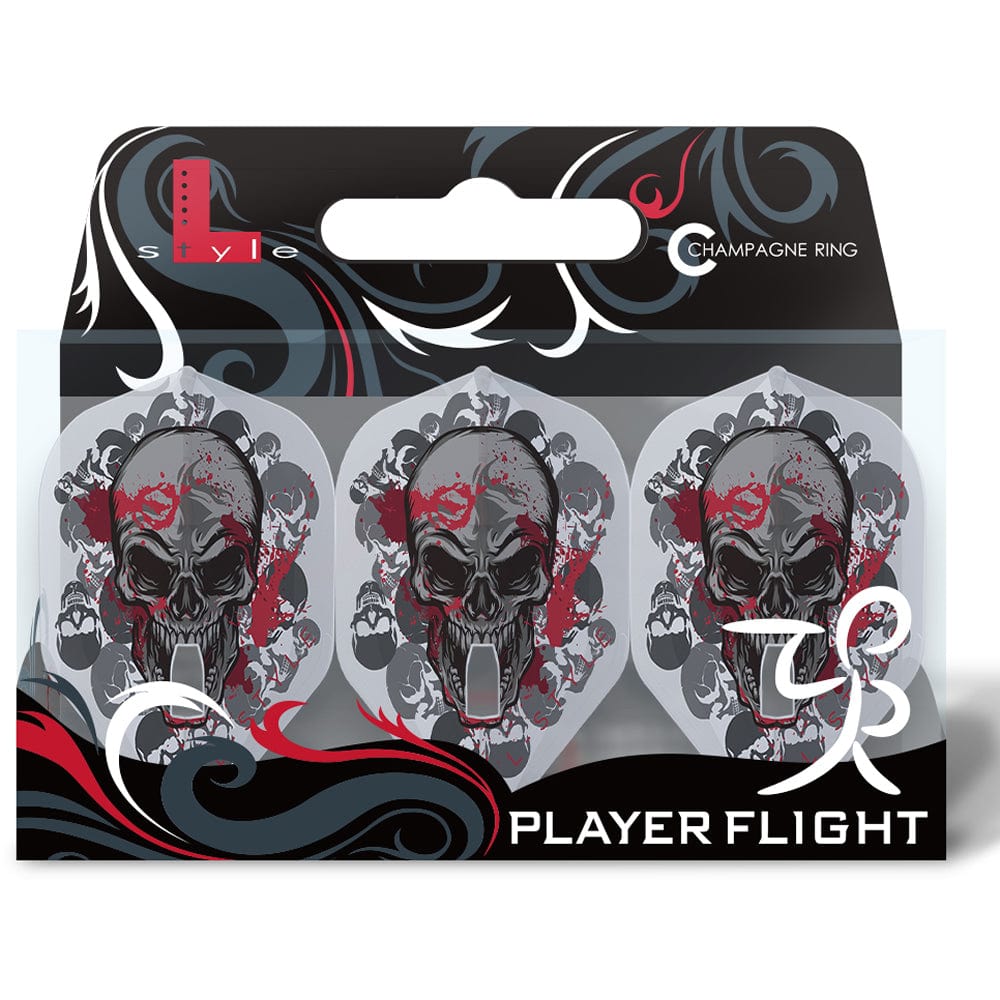L-Style - L-Flights - L1 Pro - Champagne Ring - Standard - Ryan Searle V2 - Clear White - Skull