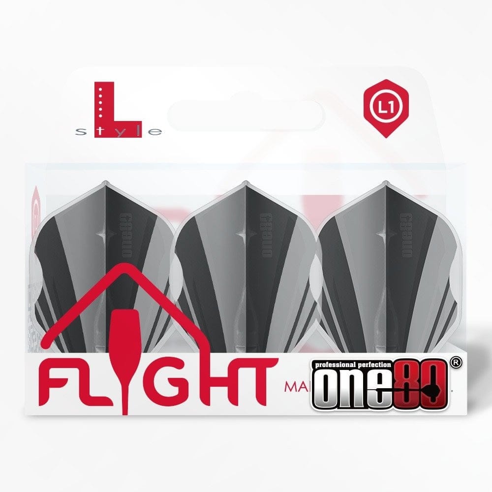 *One80 Dualite Flight - Integrated Champagne Ring - L1 EZ - Black & Grey