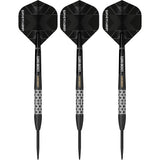 Legend Darts - Steel Tip - Revolution Series - B21 - Black -Torpedo Ring & Milled Cut